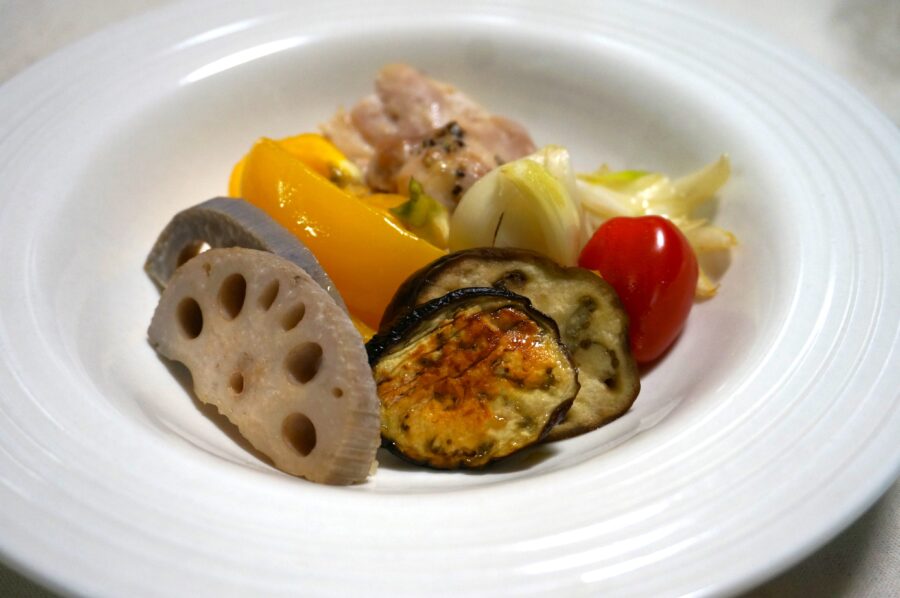 Mirin Roasted Chicken and Colorful Vegetables